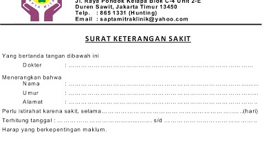Detail Format Surat Sakit Nomer 10