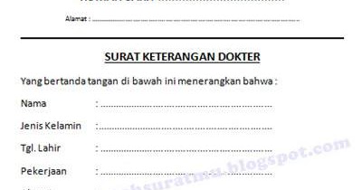 Detail Format Surat Sakit Nomer 37