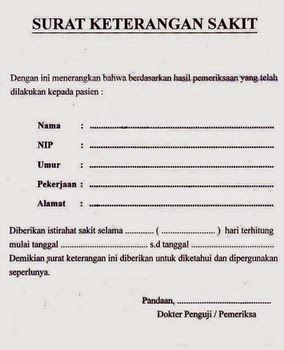 Detail Format Surat Sakit Nomer 7