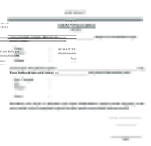 Detail Format Surat Tugas Nomer 30