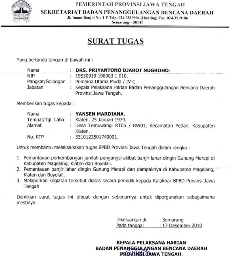 Detail Format Surat Tugas Nomer 3