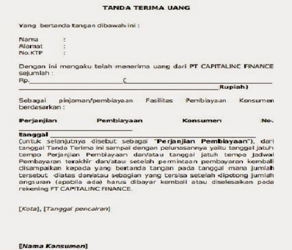 Detail Format Tanda Terima Surat Nomer 32