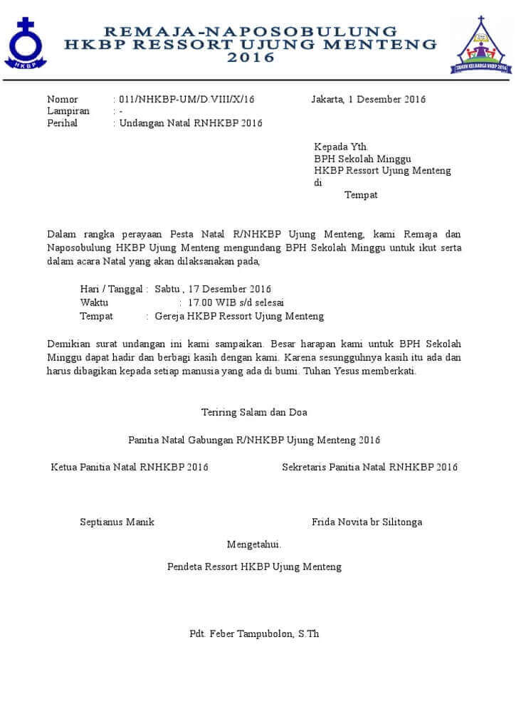 Detail Format Undangan Natal Nomer 13