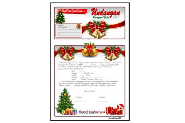Detail Format Undangan Natal Nomer 18