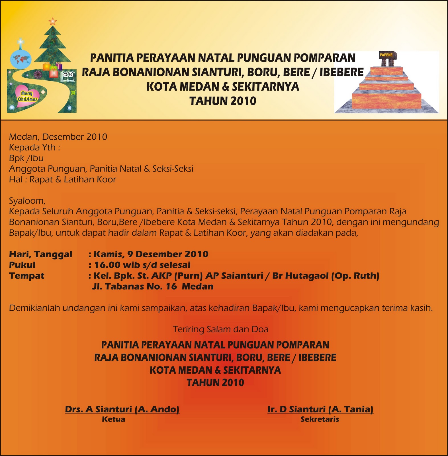 Detail Format Undangan Natal Nomer 35