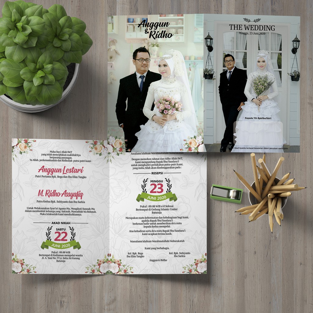 Detail Format Undangan Pernikahan Kristen Nomer 35