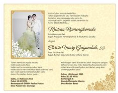 Detail Format Undangan Pernikahan Kristen Nomer 43