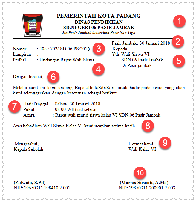 Detail Format Undangan Resmi Nomer 15