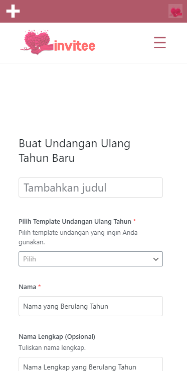 Detail Format Undangan Ulang Tahun Nomer 51