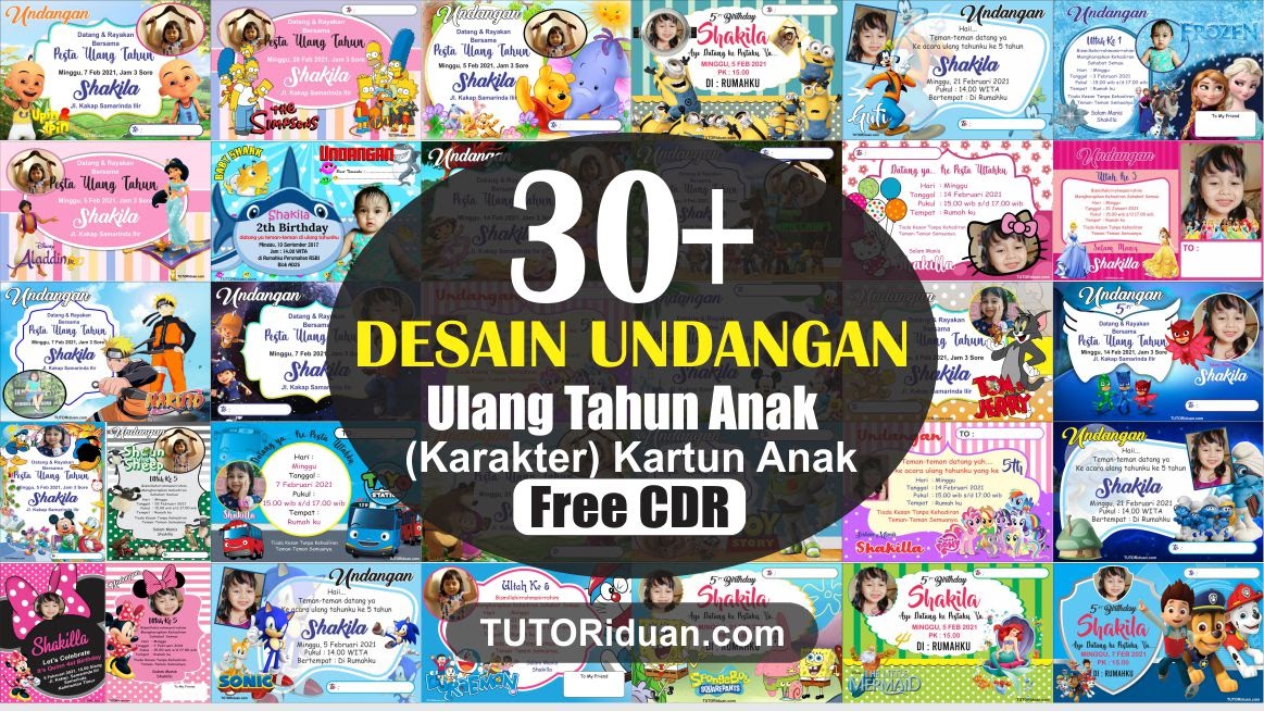 Detail Format Undangan Ulang Tahun Anak Nomer 23