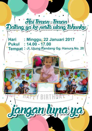 Detail Format Undangan Ulang Tahun Anak Nomer 32