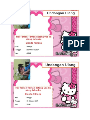 Detail Format Undangan Ulang Tahun Anak Yang Bisa Diedit Nomer 29