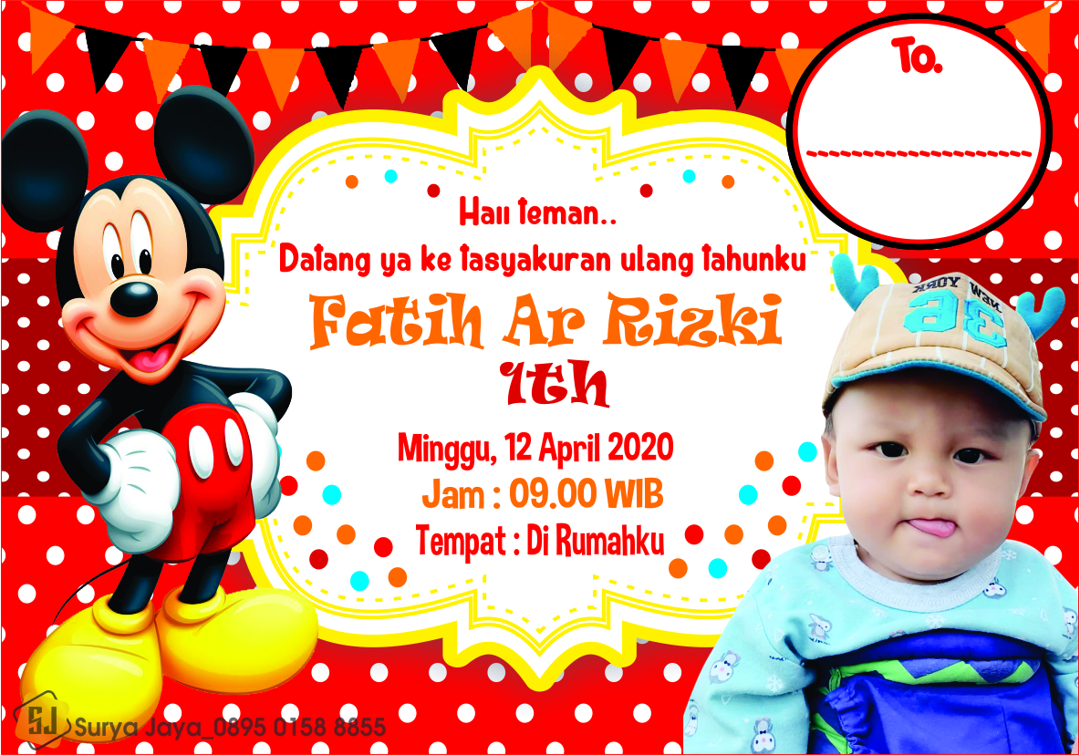 Detail Format Undangan Ulang Tahun Anak Yang Bisa Diedit Nomer 33