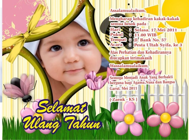 Detail Format Undangan Ulang Tahun Anak Yang Bisa Diedit Nomer 37