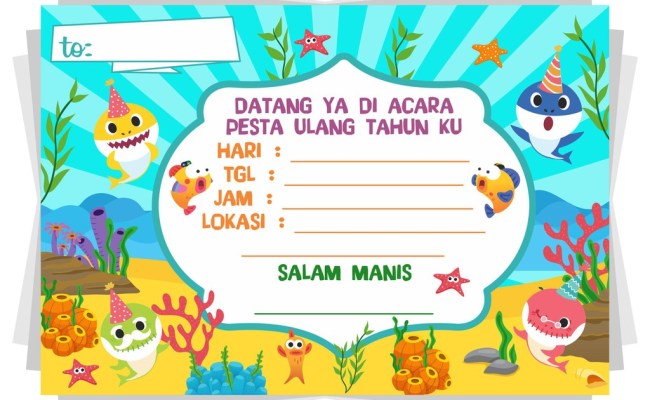 Detail Format Undangan Ulang Tahun Anak Yang Bisa Diedit Nomer 40