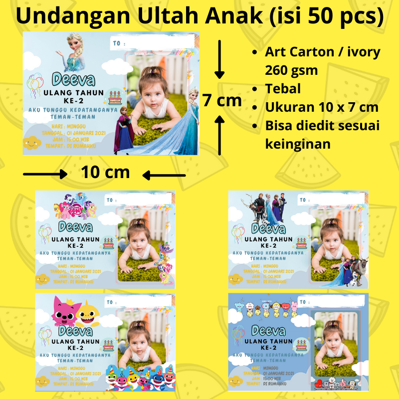 Detail Format Undangan Ulang Tahun Anak Yang Bisa Diedit Nomer 42