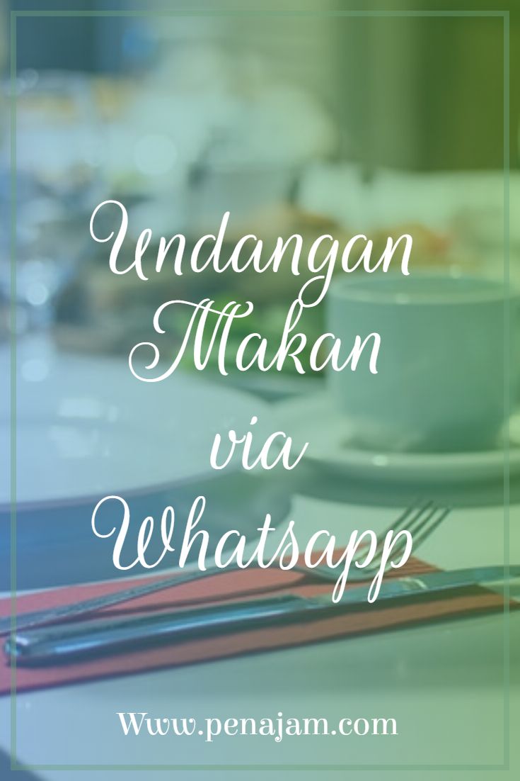 Detail Format Undangan Via Whatsapp Nomer 52