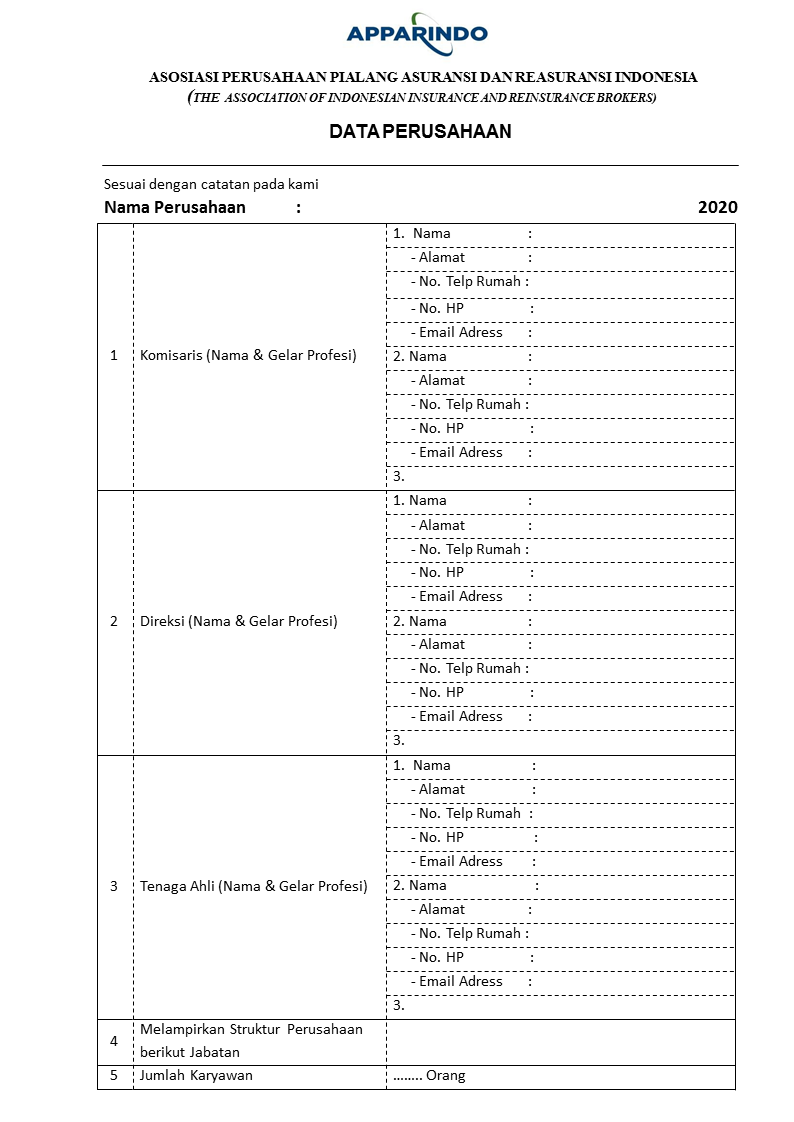 Detail Formulir Rumah Sakit Nomer 27