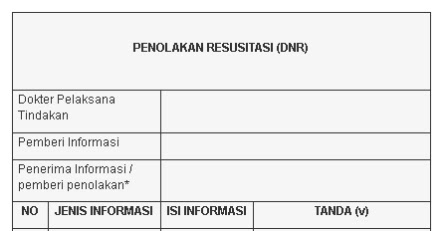 Detail Formulir Rumah Sakit Nomer 38