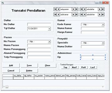 Detail Formulir Rumah Sakit Nomer 39