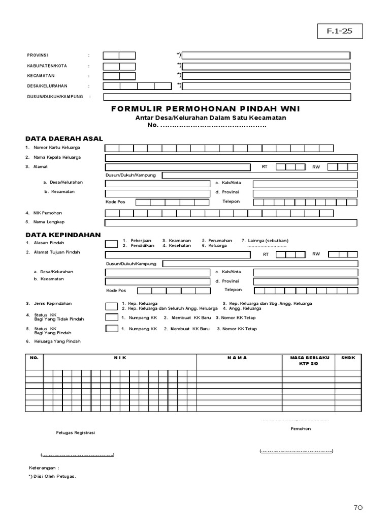 Detail Formulir Surat Pindah Nomer 7