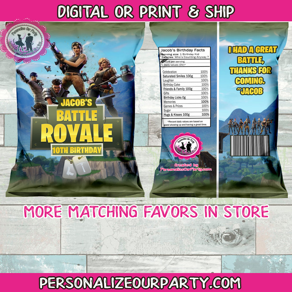 Detail Fortnite Chip Bag Labels Nomer 17