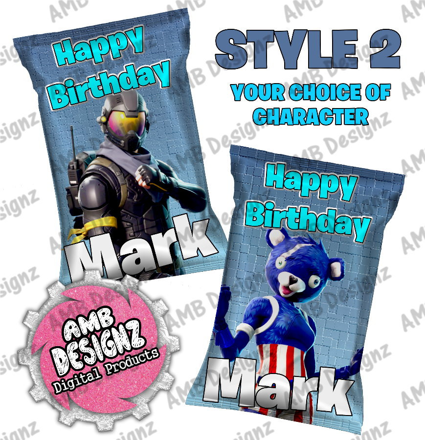 Detail Fortnite Chip Bag Labels Nomer 25