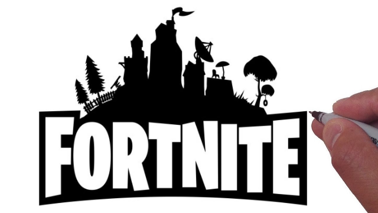 Fortnite Drawing Logo - KibrisPDR