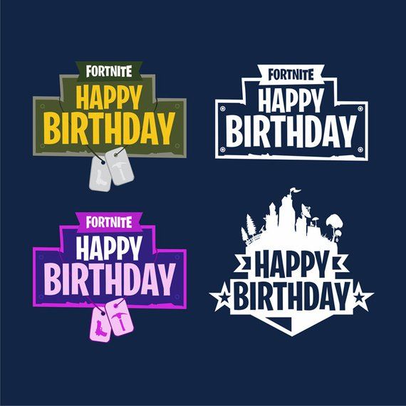 Detail Fortnite Happy Birthday Clipart Nomer 11