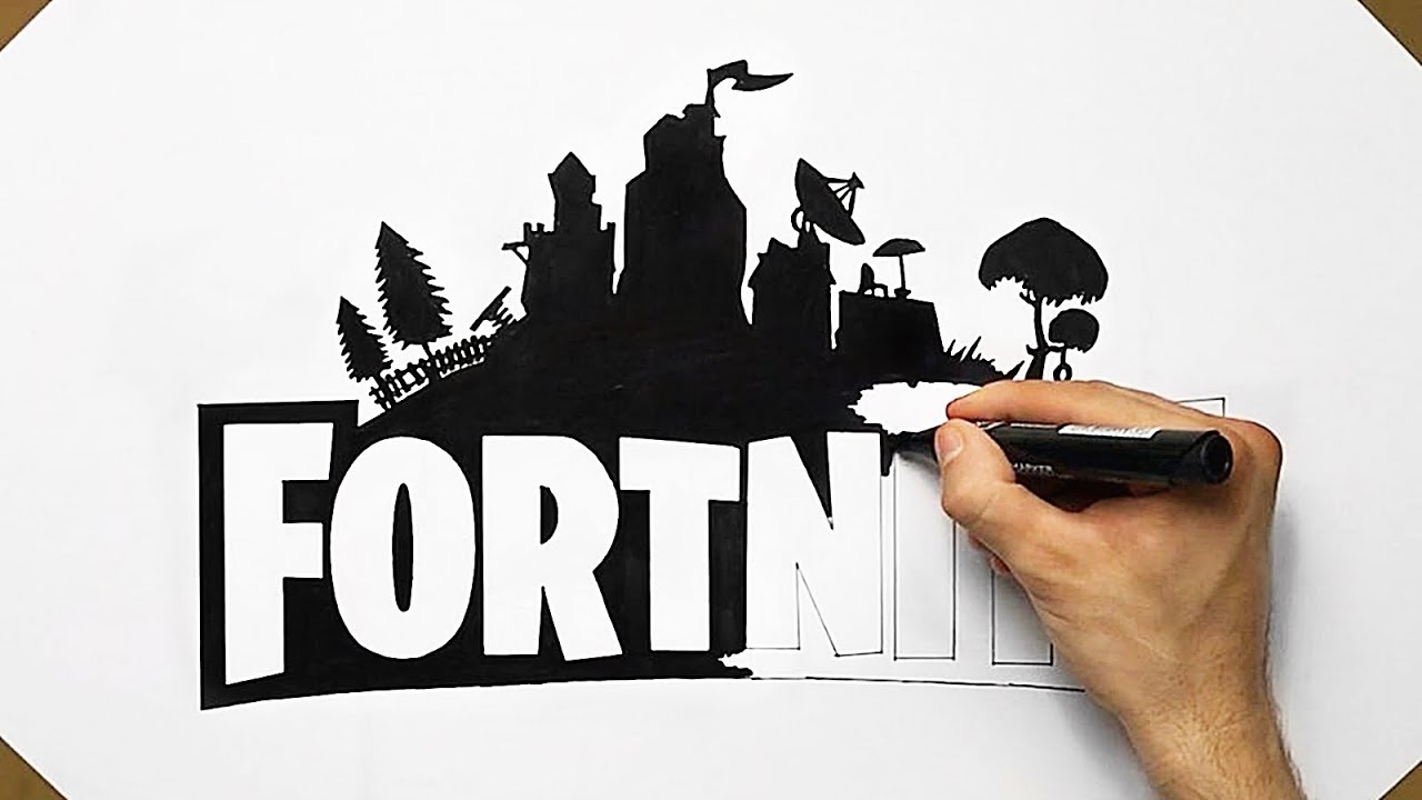 Detail Fortnite Logo Drawing Nomer 12