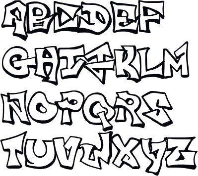 Detail Graffiti Bubble Buchstaben Nomer 9