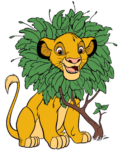 Detail Lion King Simba Tree Drawing Nomer 9