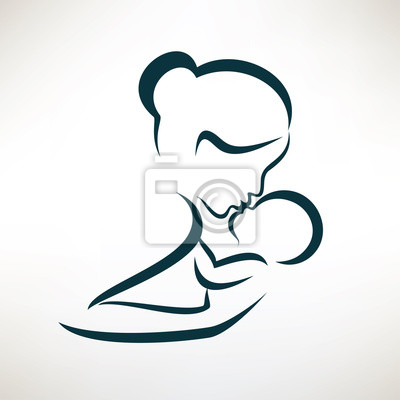 Detail Mutter Kind Skizze Nomer 9