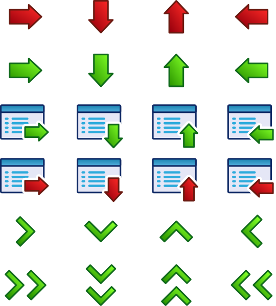Detail Arrow Icon Pack Nomer 8