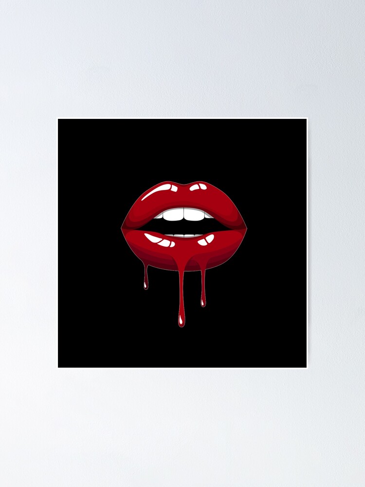 Detail Blutfleck Lippe Nomer 8