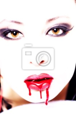 Detail Blutfleck Lippe Nomer 4