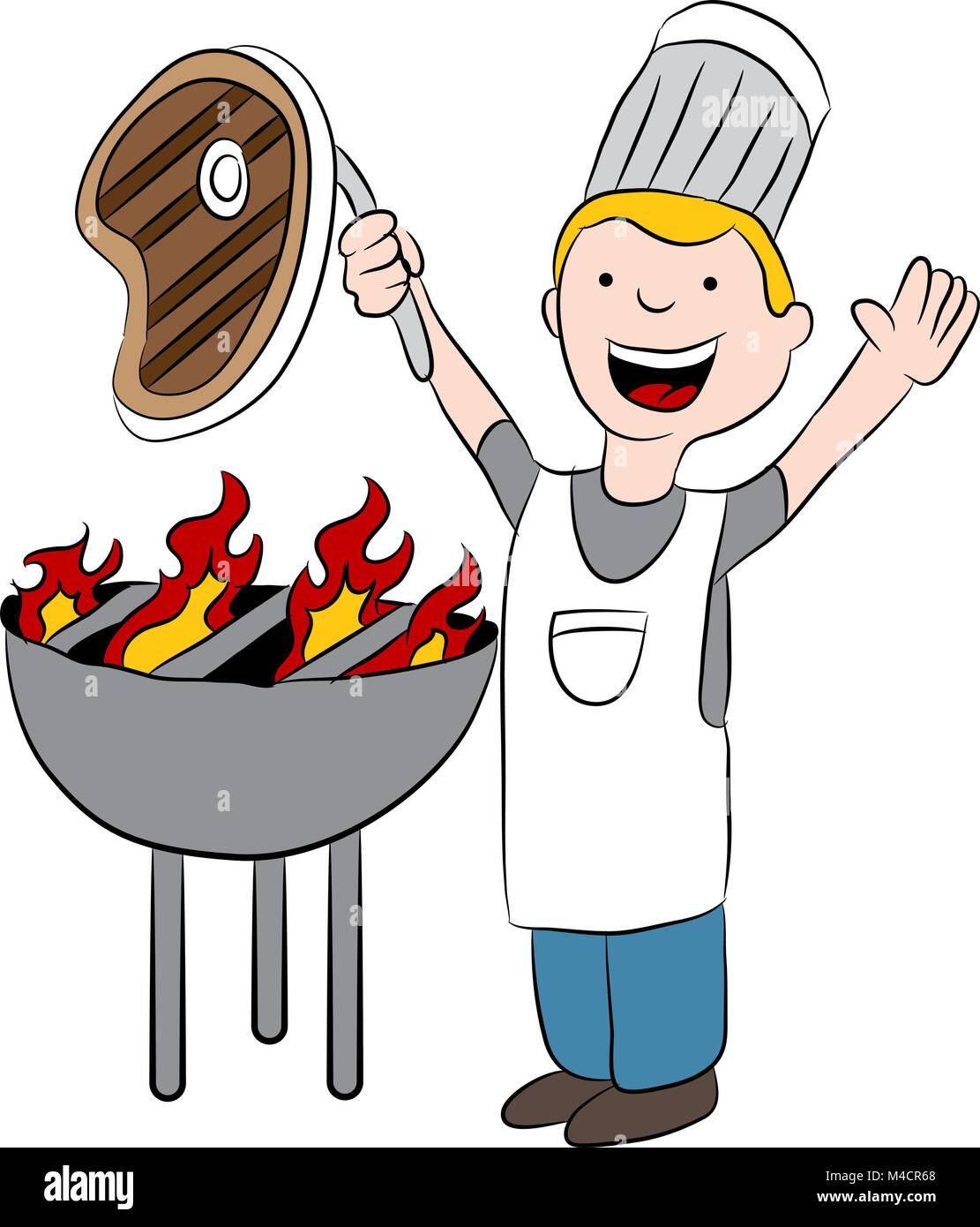 Detail Cartoon Grillen Kostenlos Nomer 15