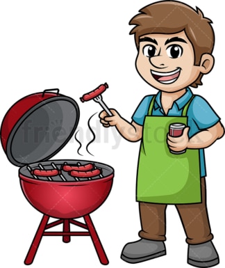 Detail Cartoon Grillen Kostenlos Nomer 4