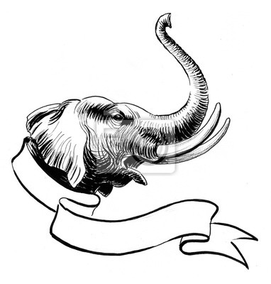 Detail Elefant Skizze Einfach Nomer 21