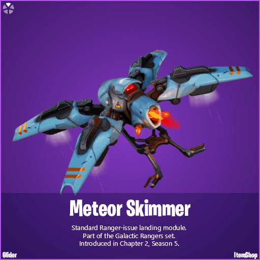 Detail Fortnite Meteor Glider Nomer 33