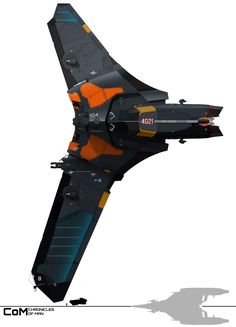 Detail Sci Fi Fighter Ship Nomer 7