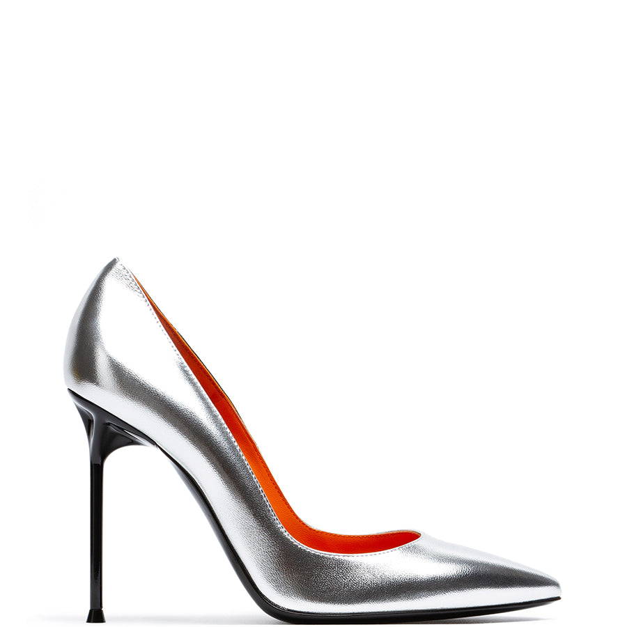 Detail Silberne Schuhe Flach Nomer 22