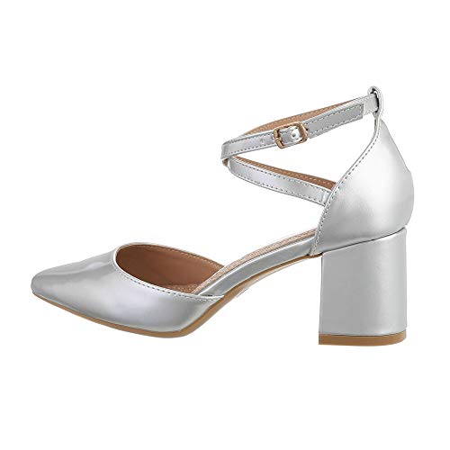 Detail Silberne Schuhe Flach Nomer 27