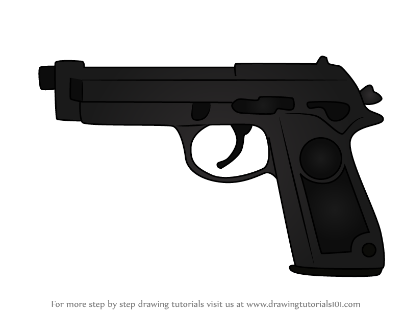 Detail Sketch Of Gun Nomer 16