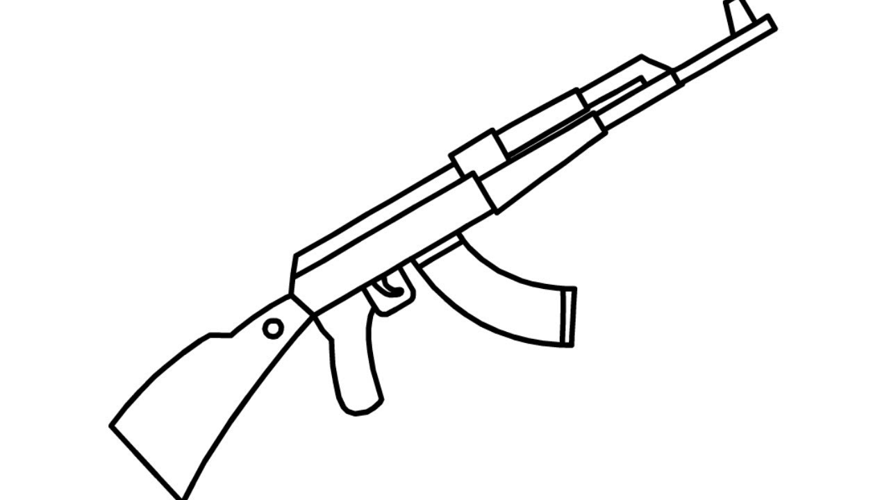 Detail Sketch Of Gun Nomer 7