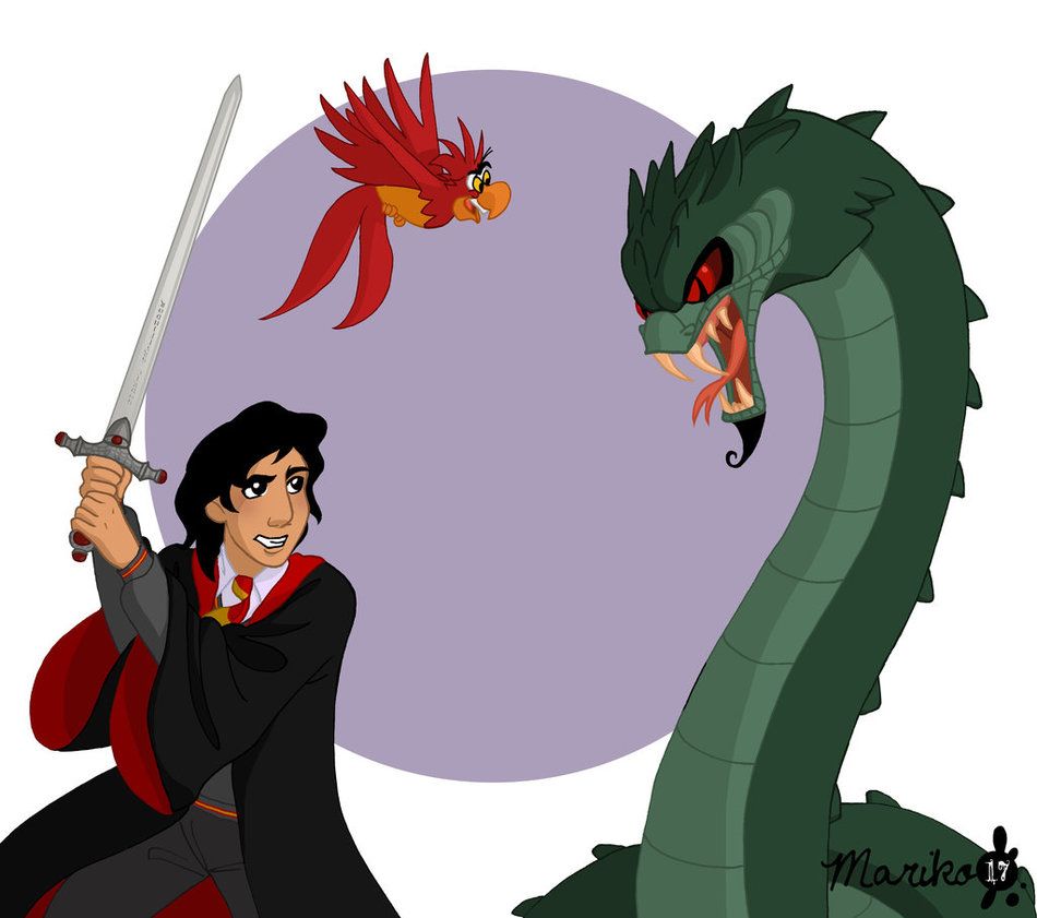 Detail Basilisk Harry Potter Zeichnung Nomer 11