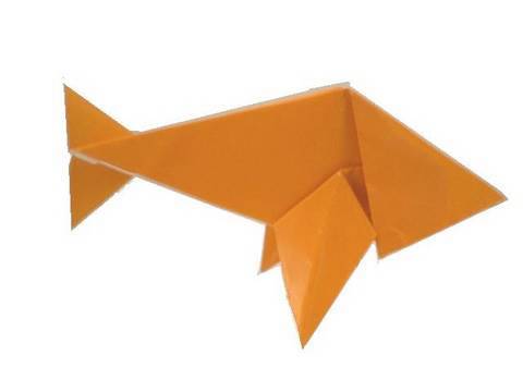 Detail Fisch Origami Nomer 5