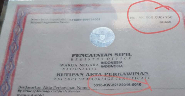 Detail Foto Akte Pernikahan Nomer 21