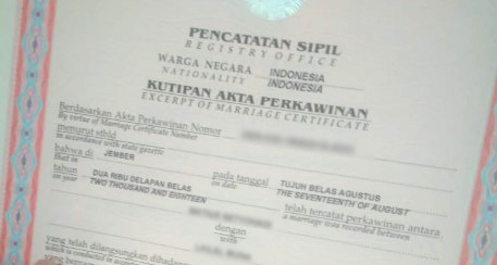 Detail Foto Akte Pernikahan Nomer 31