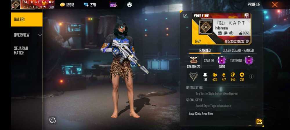 Detail Foto Akun Free Fire Nomer 18